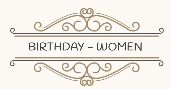 Birthday - Women Cards
