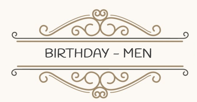 Birthday Men Cards