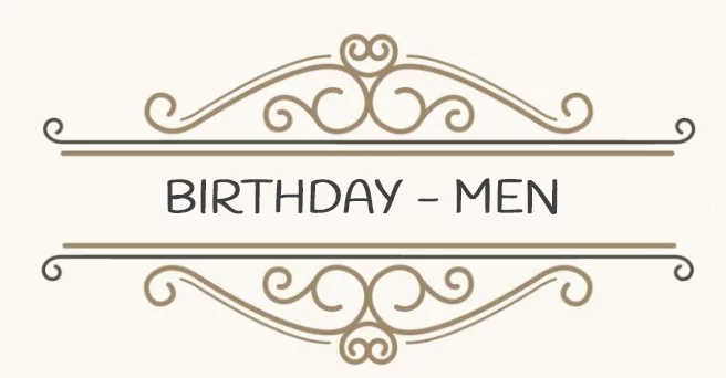 Birthday Men Cards